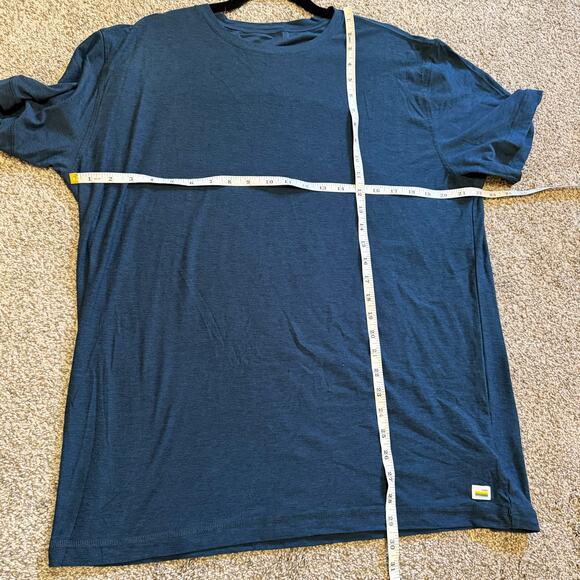 Vuori Strato Mens Tech Tee Blue Size XL Dark Blue - Picture 5 of 6
